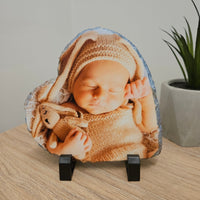 Bilde på skifer - Hjerte - profiltre