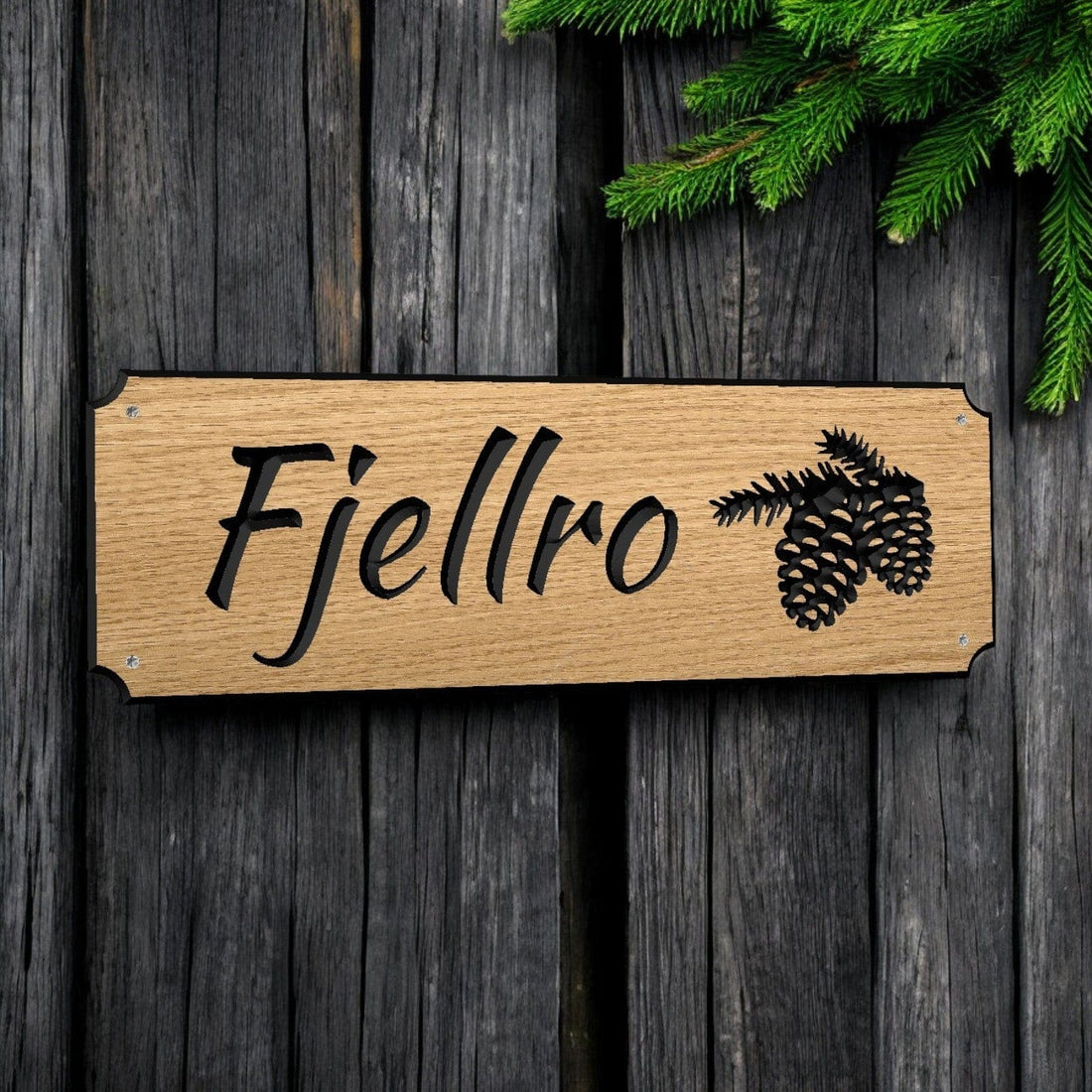 Skogberg Treskilt - Kantprofil Eik