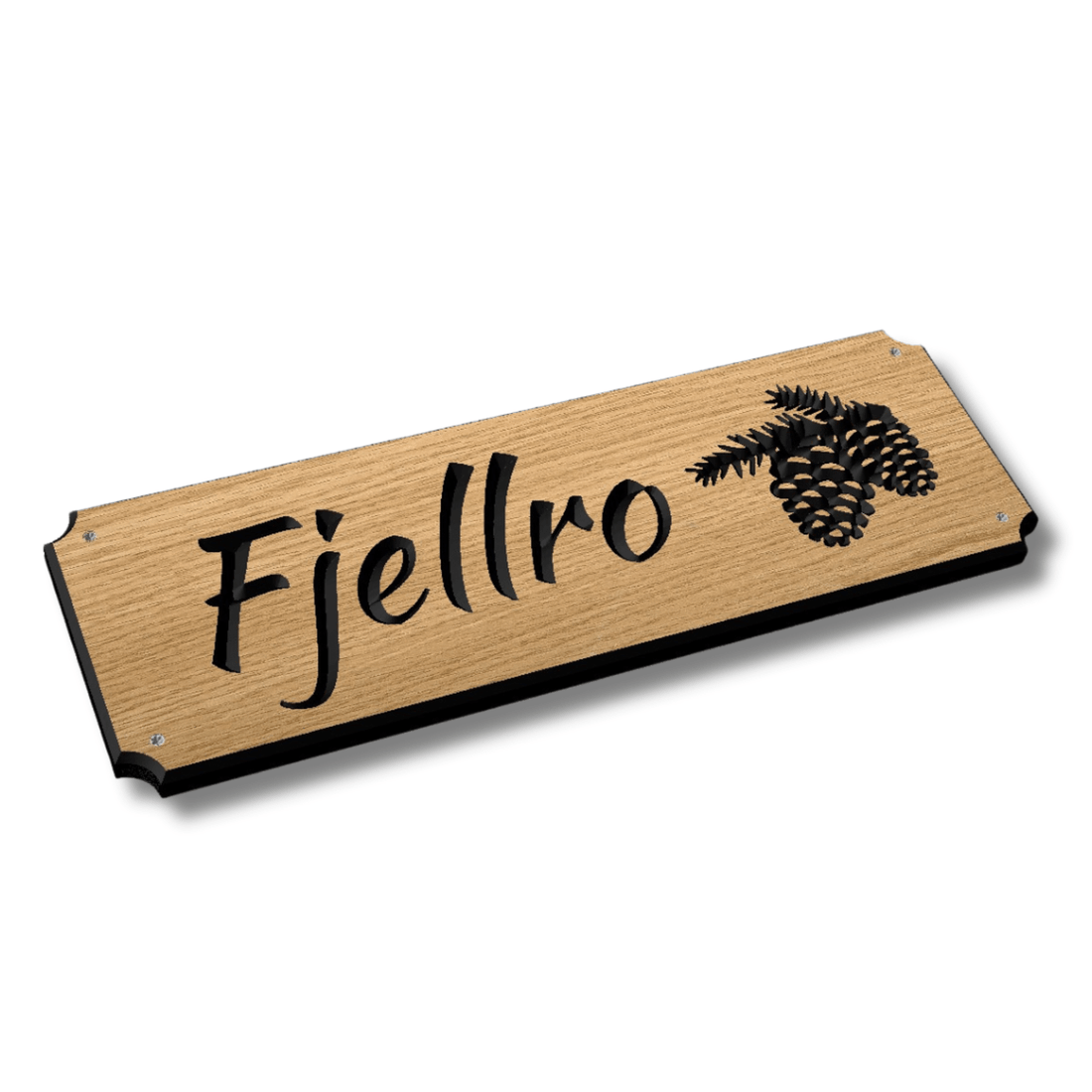 Skogberg Treskilt - Kantprofil Eik