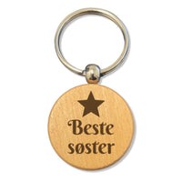 Nøkkelring bøk rund - profiltre