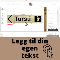 Profiltre.no Treskilt - Turskilt