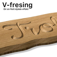 Profiltre.no Treskilt - Villmark Eik