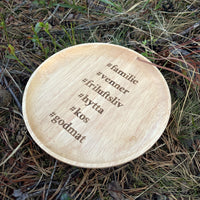 Turtallerken med skinnsnor - profiltre