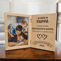 Bilderamme med gravering - profiltre