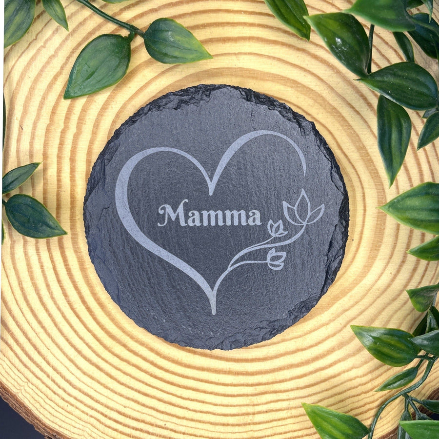 Coaster / glassbrikke i skifer - profiltre