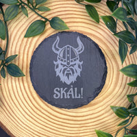 Coaster / glassbrikke i skifer - profiltre