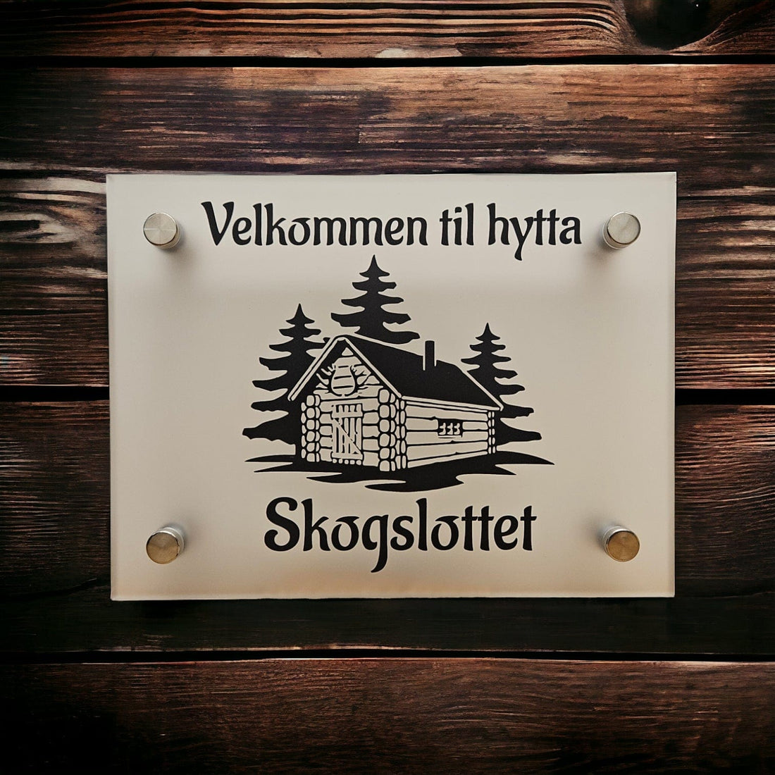 Dørskilt i Frostet Akryl (15x20cm) - profiltre