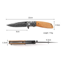 Foldekniv Tornrose - profiltre