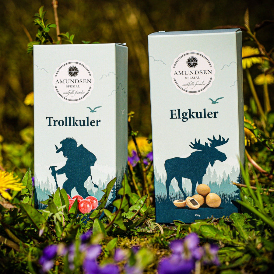 Trollkuler - Bringebærlakris - profiltre