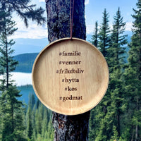 Turtallerken med skinnsnor - profiltre