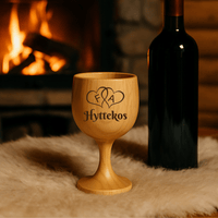 Vinglass med gravering - profiltre