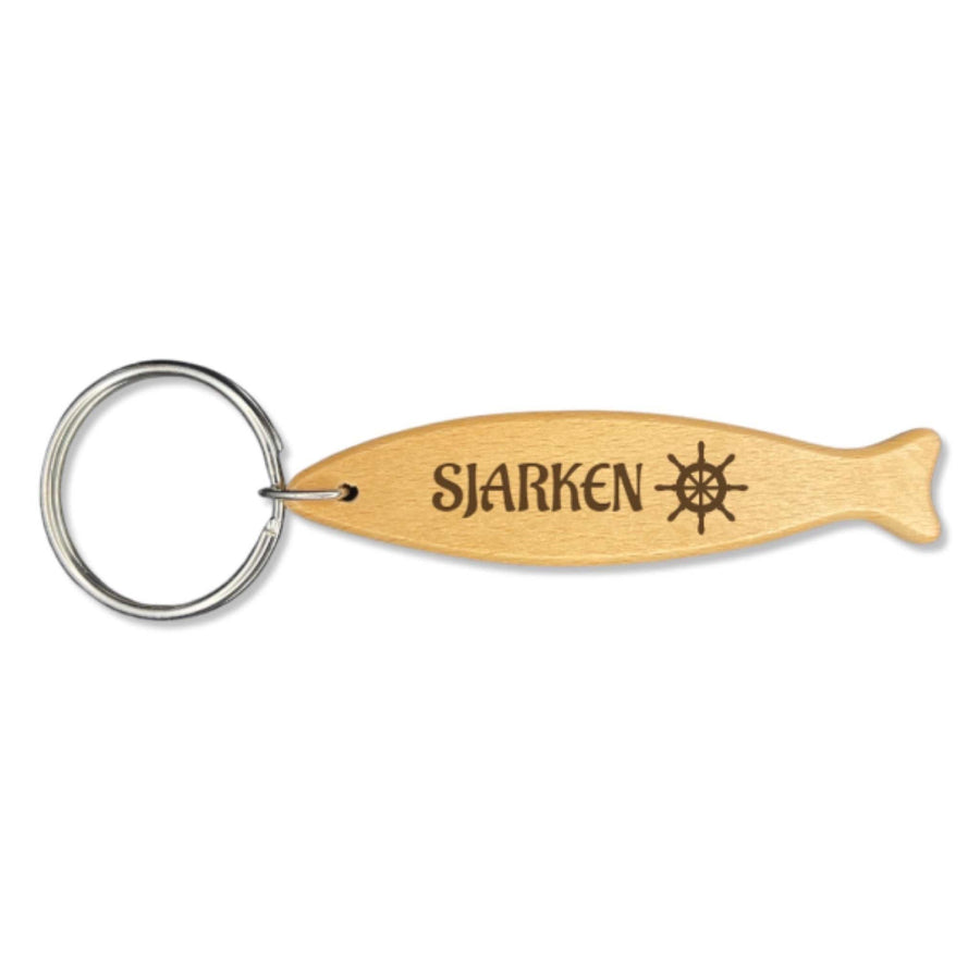 Nøkkelring bøk fisk - profiltre