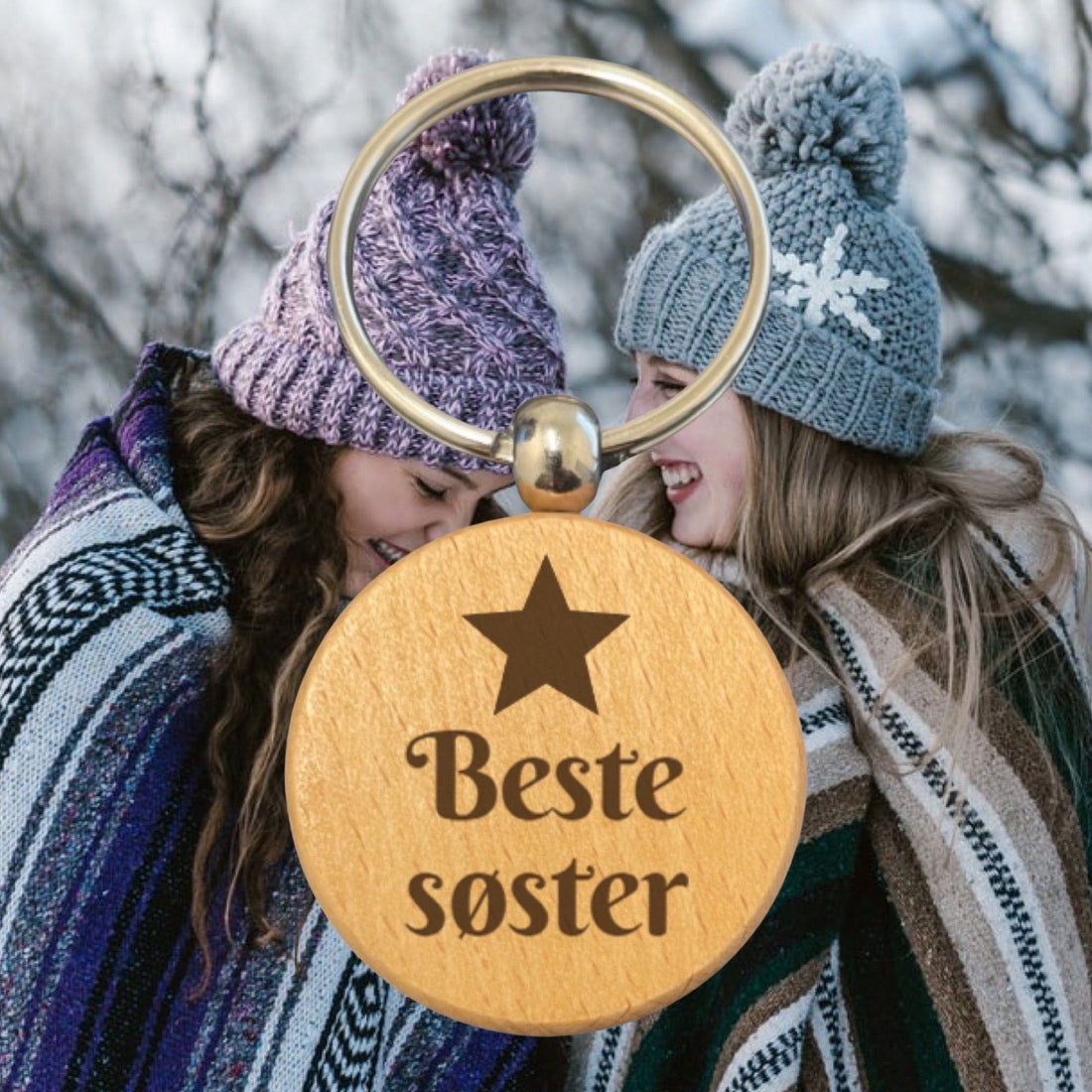 Nøkkelring bøk rund - profiltre