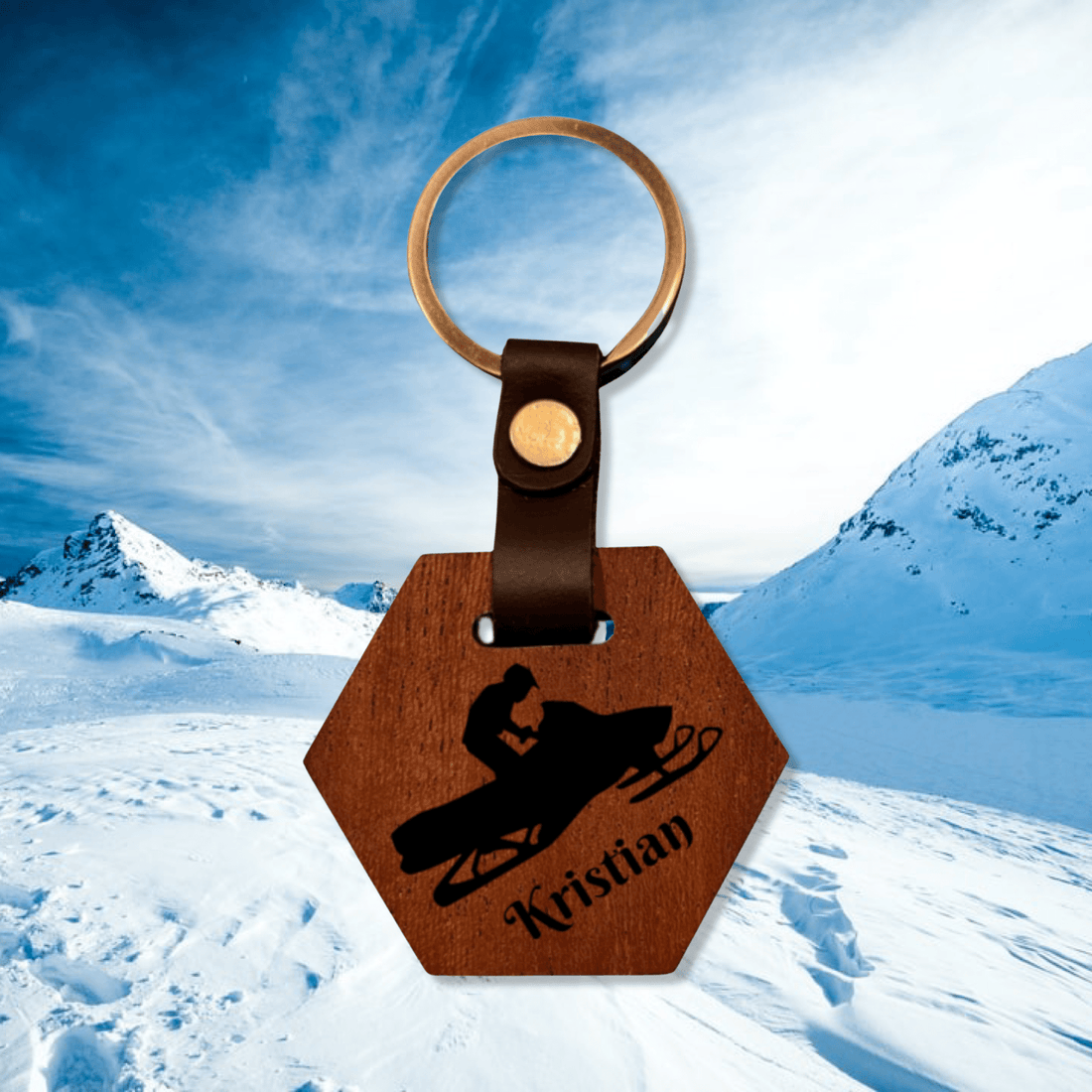 Nøkkelring Heksagon - profiltre